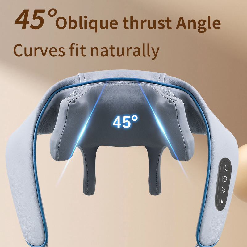 PulseThera™ 6D Shiatsu Neck, Back & Shoulder Massager | Cordless, Hands-Free Pain Relief