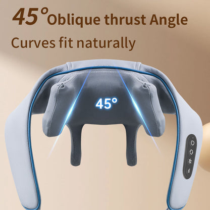 PulseThera™ 6D Shiatsu Neck, Back & Shoulder Massager | Cordless, Hands-Free Pain Relief